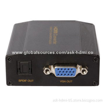 HDMI to VGA and Audio Converter